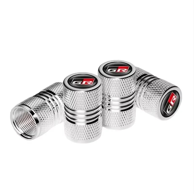 Toyota GR Wheel Tire Valve Stem Caps Set
