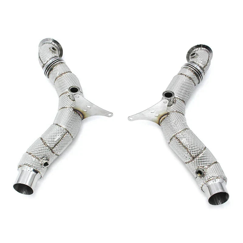 Ferrari F8 Tributo – High Performance Cat-Less Exhaust Downpipes