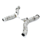 Ferrari F8 Tributo – High Performance Cat-Less Exhaust Downpipes