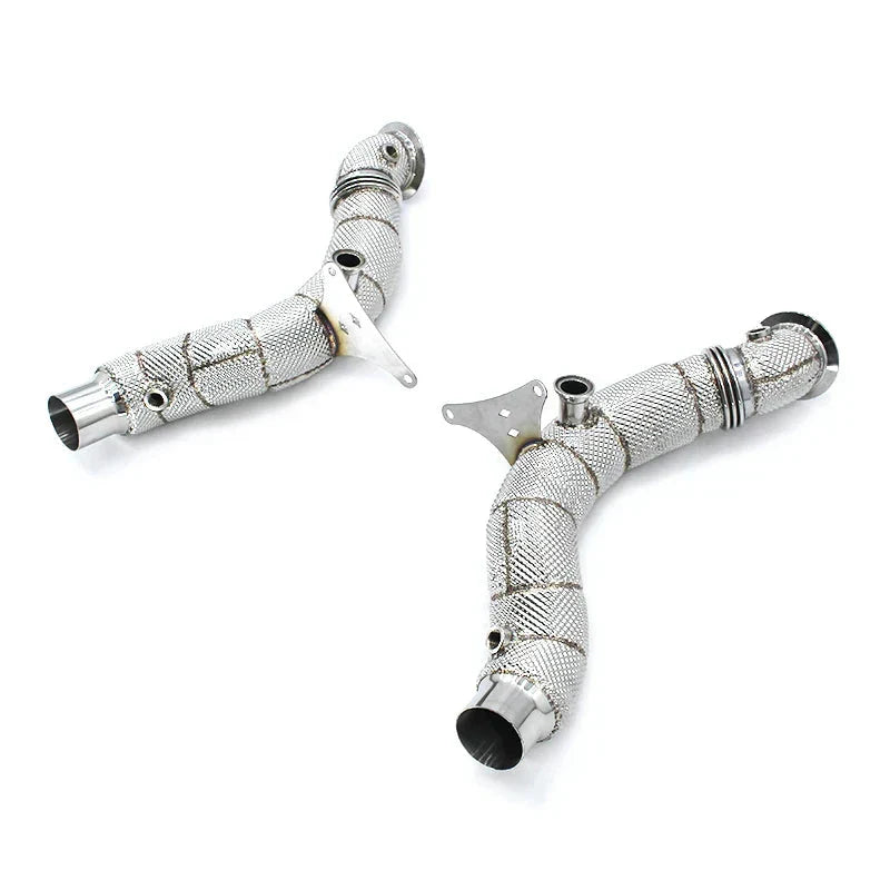 Ferrari F8 Tributo – High Performance Cat-Less Exhaust Downpipes