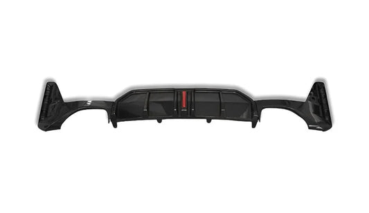 BMW G20 3 Series - TK Style Carbon Fiber Rear Diffuser w/ Brake Light
