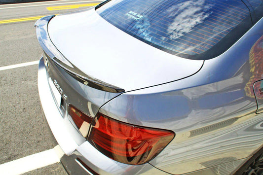 BMW F10 M5 & 5 Series - V Style Carbon Fiber Trunk Spoiler
