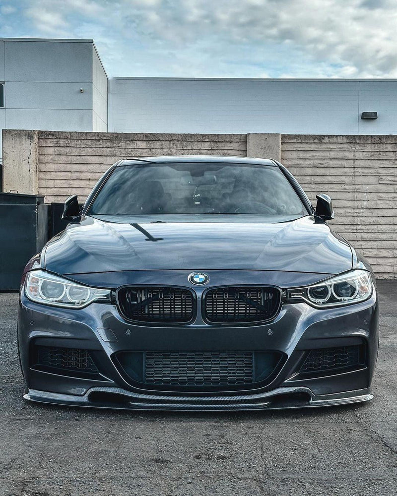 BMW F30 3 Series - VRS Style Carbon Fiber Front Lip