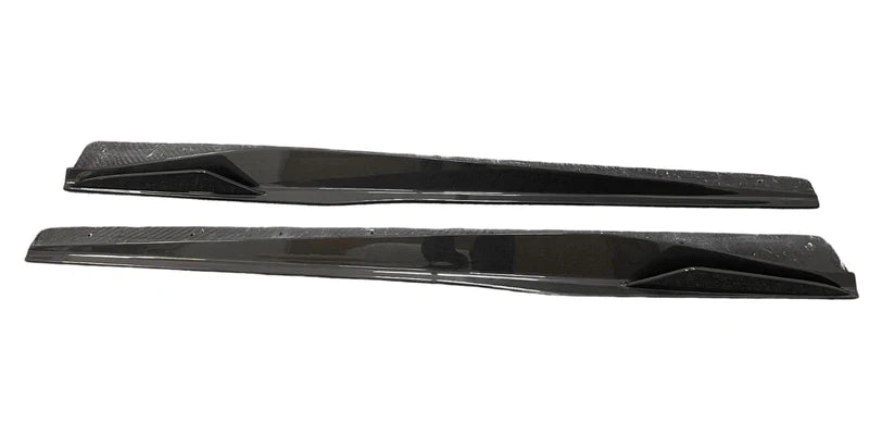 Ferrari 488 - V Style Carbon Fiber Side Skirt Extensions