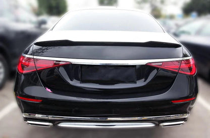 Mercedes Benz W223 S-Class - X Style Carbon Fiber Trunk Spoiler