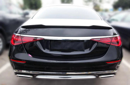 Mercedes Benz W223 S-Class - X Style Carbon Fiber Trunk Spoiler