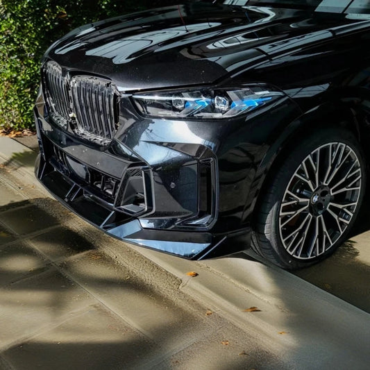BMW X5 G05 LCI (2024–2026) - V Style Front Bumper Lip Lower Splitter Spoiler for M Sport