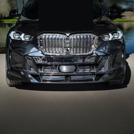 BMW X5 G05 LCI (2024–2026) - V Style Front Bumper Lip Lower Splitter Spoiler for M Sport