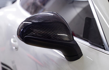 Porsche 991 911 981 Cayman Boxster - OEM Style Carbon Fiber Mirror Cap Set