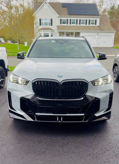 BMW X5 G05 LCI (2024–2026) - V Style Front Bumper Lip Lower Splitter Spoiler for M Sport