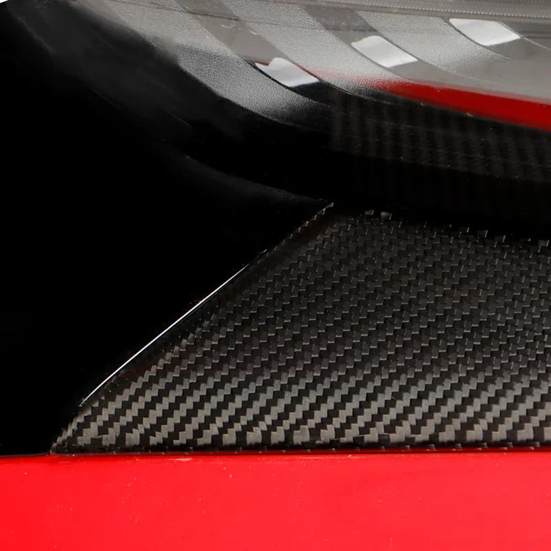 Honda Civic 11th Gen Type R FL5 – Carbon Fiber Headlight Eyebrow Cover Trim