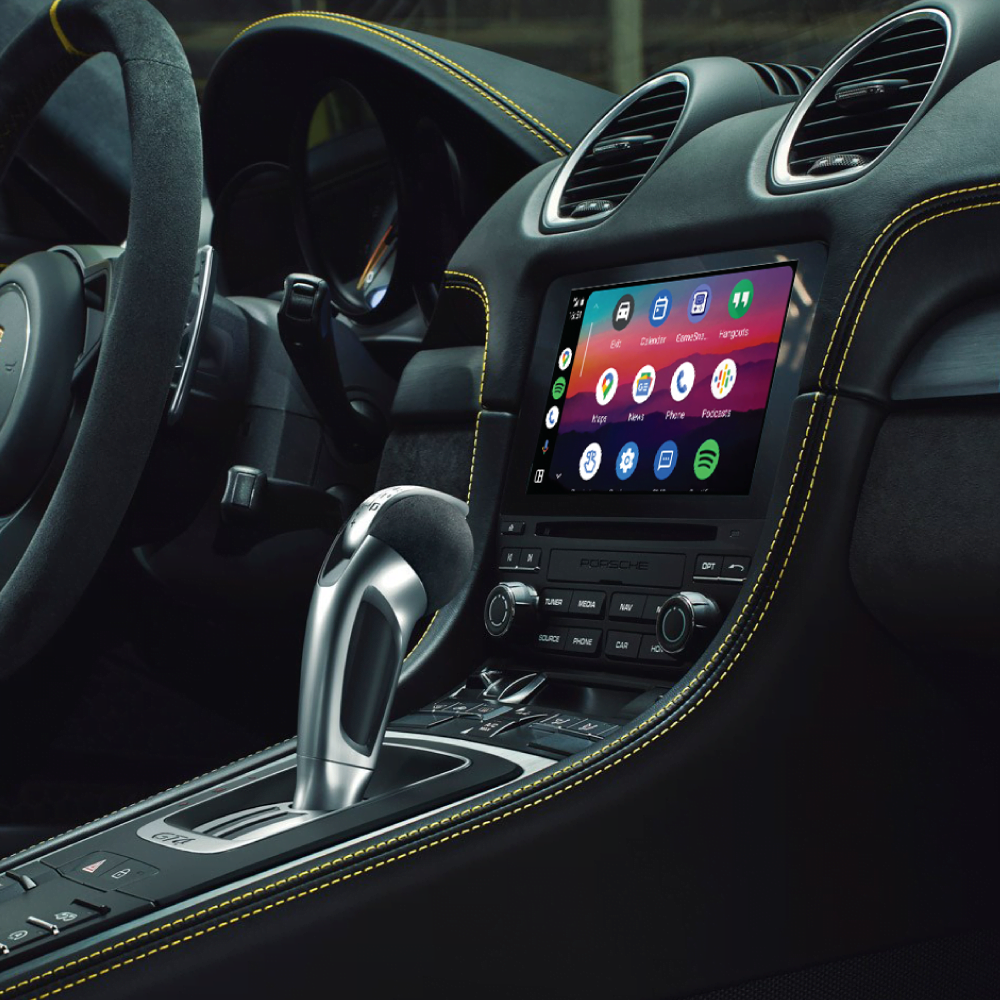 Porsche 718 Cayman - Wireless Apple CarPlay & Android Auto Interface