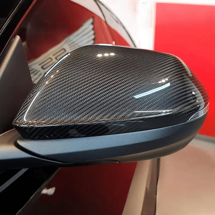 Audi Q8 / RS Q8 - Prepreg Carbon Fiber OEM Style Mirror Caps
