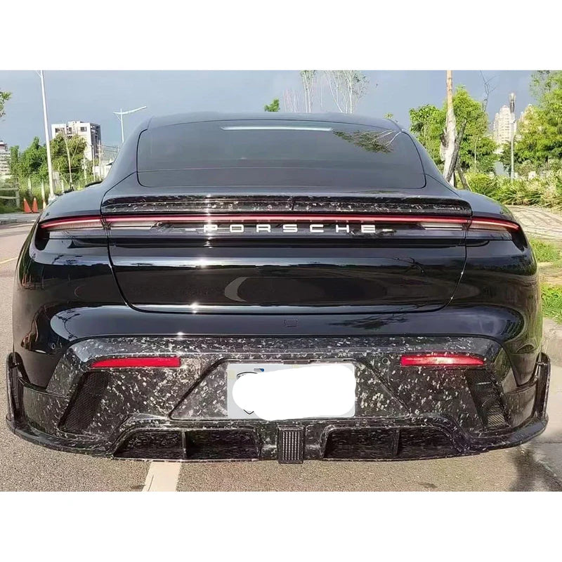 Porsche Taycan J1 - MS Style Carbon Fiber Aerodynamic Body Kit