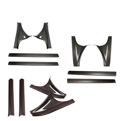 Honda Civic 11th Gen Type R FL5 – Carbon Fiber Front & Rear Door Sill Trim Set