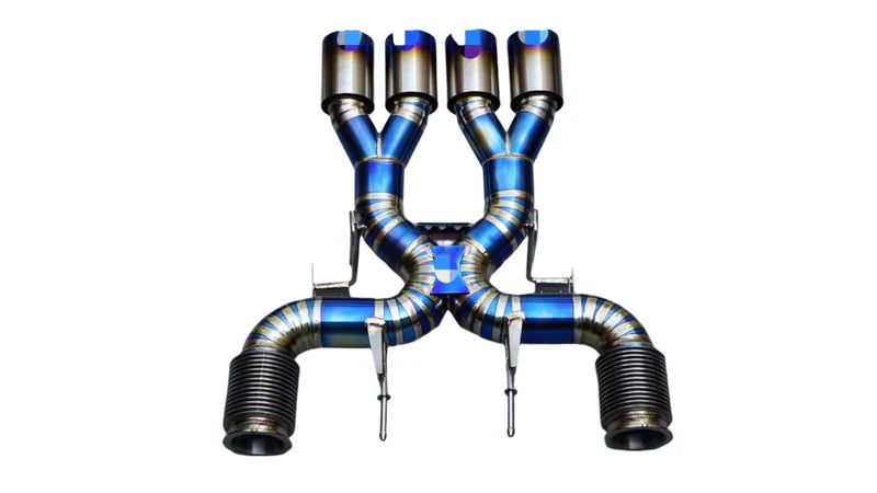 McLaren 765LT - Titanium X Pipe Exhaust System