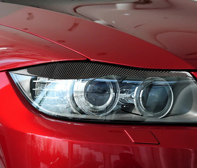 BMW E90 M3 & 3 Series - Carbon Fiber Eyelid Headlight Trim