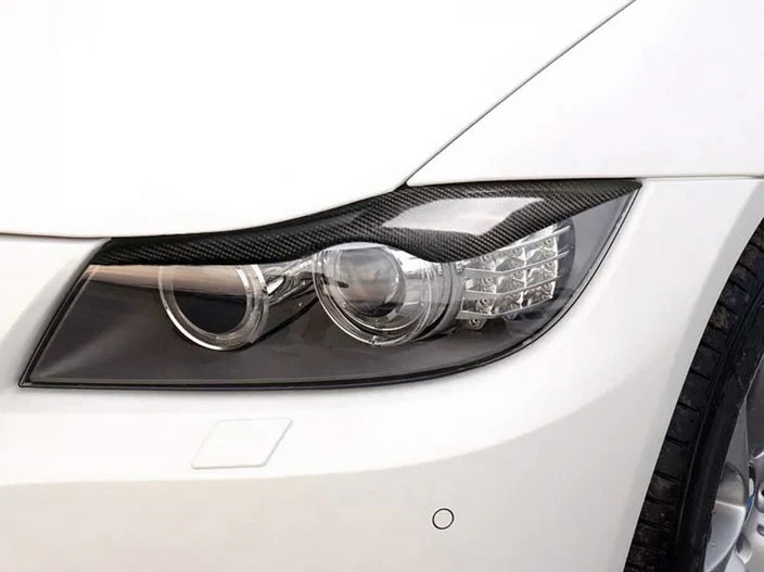 BMW E90 M3 & 3 Series - Carbon Fiber Eyelid Headlight Trim