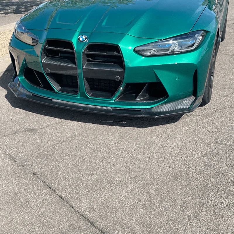 BMW G80 M3 & G82 M4 - V Style Carbon Fiber Front Lip