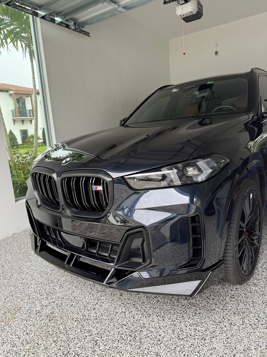 BMW X5 G05 LCI (2024–2026) - V Style Front Bumper Lip Lower Splitter Spoiler for M Sport