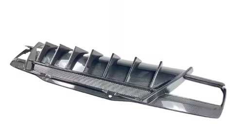 Corvette C8 - Carbon Fiber Finned Diffuser