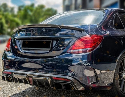 Mercedes C43 / C63 (2015–2021) – Carbon Fiber Rear Brake Light Diffuser