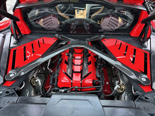 Corvette C8 Z51 Z06 Z07 – Carbon Fiber Engine Bay X Brace