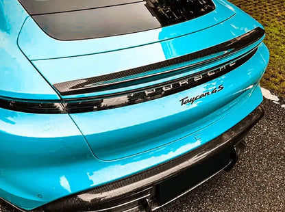 Porsche Taycan (2019–2023) – Carbon Fiber Trunk Spoiler