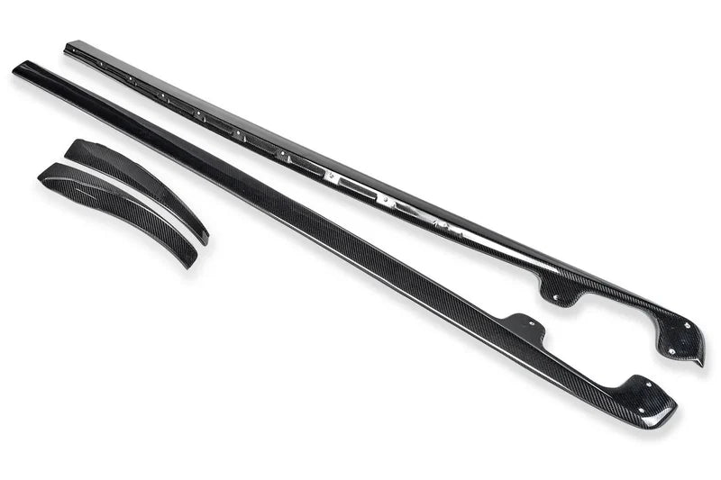 Chevrolet Corvette C6 – Carbon Fiber Side Skirts with Mud Flaps