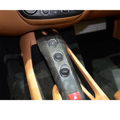 Ferrari F12 Berlinetta – Carbon Fiber Interior Center Console Cup Holder Panel Cover
