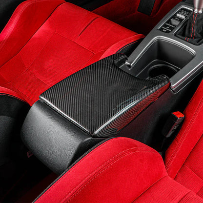 Honda Civic Type R FL5 (2023+) – Carbon Fiber Armrest Box Panel Cover