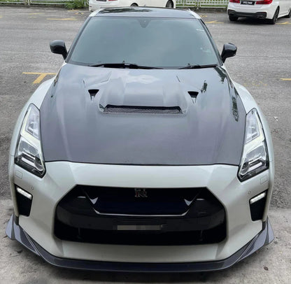 Nissan GT-R R35 - VRS Style Carbon Fiber Hood Bonnet