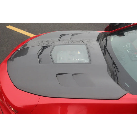 Chevrolet Camaro (2017–2019) - Carbon Fiber Engine Bonnet with Transparent Window
