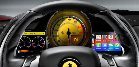 Ferrari 458 - Wireless Apple CarPlay & Android Auto Interface