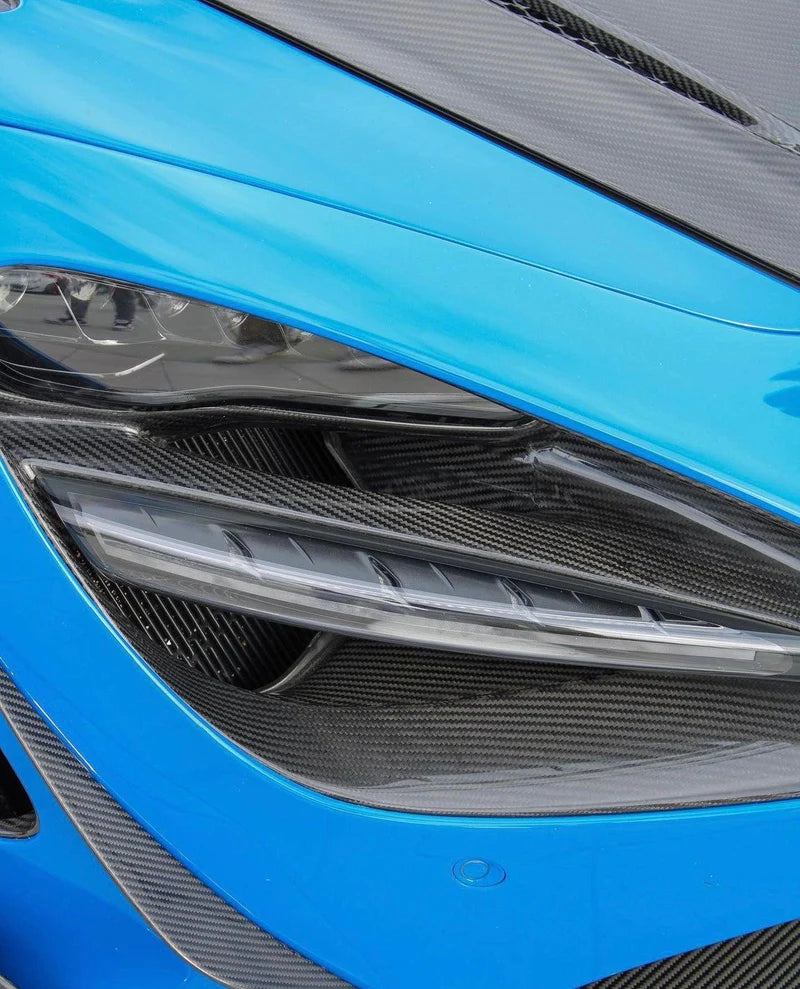 McLaren 720S / 750S / 765LT - Carbon Fiber Headlight Trim Replacements