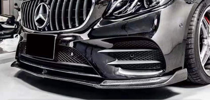Mercedes-Benz E-Class W213 - FD Style Carbon Fiber Front Bumper Lip Spoiler