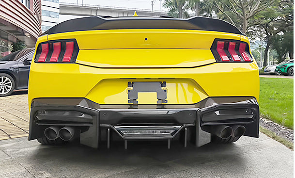 Ford Mustang S650 GT Coupe (2024+) - Carbon Fiber Ducktail Rear Spoiler