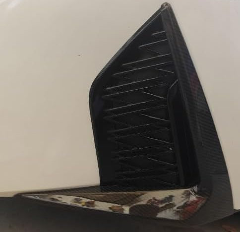 Lexus IS300 IS350 IS500 – Carbon Fiber Fog Light Cover Lower Bumper Side Trim (2021-2025