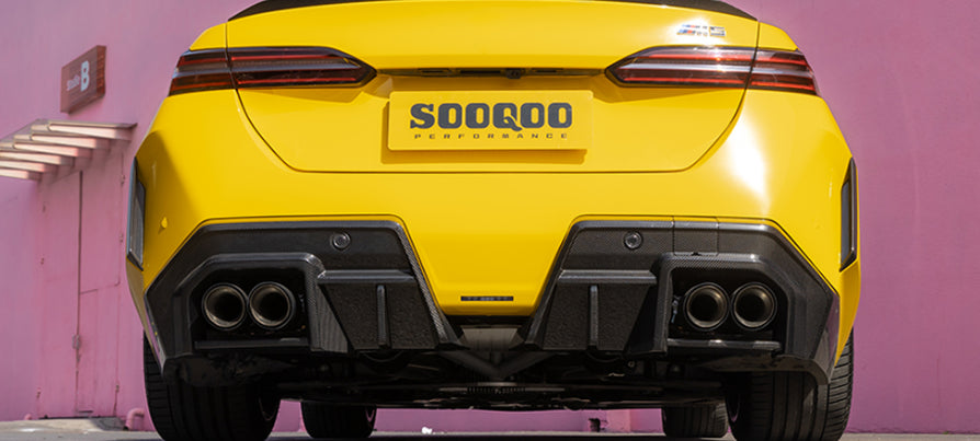 BMW M5 G90 G99 – SQ Style Prepreg Carbon Fiber Rear Diffuser
