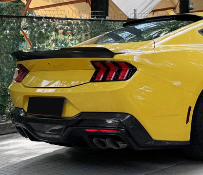 Ford Mustang S650 GT Coupe (2024+) - Carbon Fiber Ducktail Rear Spoiler