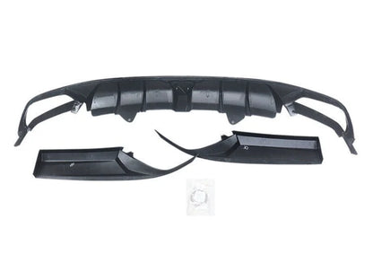 Honda Accord (2018–2022) – Gloss Black Rear Diffuser & Corner Apron Spats with LED