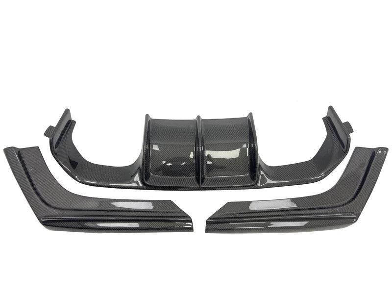 BMW F80/F82/F83 M3/M4 Carbon Fiber V Style Rear Diffuser