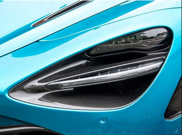 McLaren 720S / 750S / 765LT - Carbon Fiber Headlight Trim Replacements