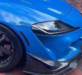 Toyota A90 Supra - VRS Style Carbon Fiber Front Bumper Canards