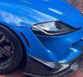 Toyota A90 Supra - VRS Style Carbon Fiber Front Bumper Canards