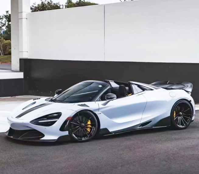 McLaren 720S / 750S - AP Style Carbon Fiber Side Skirt Extensions