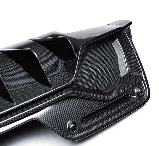 Ferrari 296 GTB / GTS - PT Prepreg Dry Carbon Fiber Rear Diffuser Spoiler
