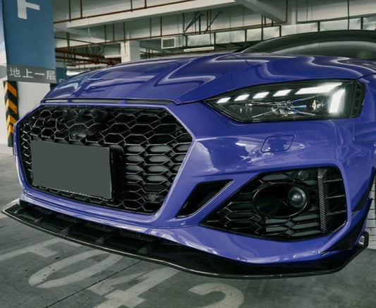 Audi RS5 B9.5 (2020-2025) - Carbon Fiber Front Lip Spoiler