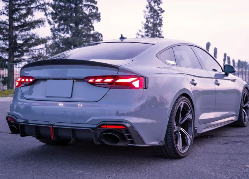 Audi RS5 B9.5 Coupe & Sportback (2020-2025) - KB Style Carbon Fiber Rear Diffuser