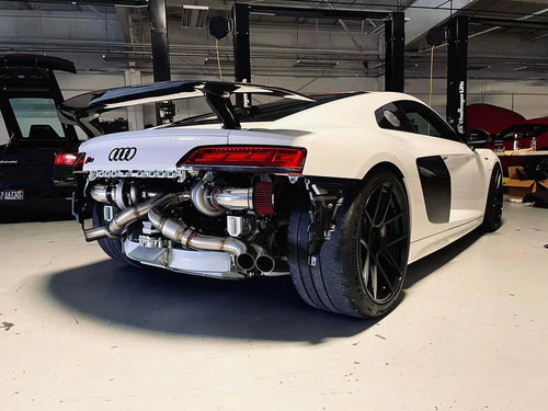 Audi R8 Gen 2 V Style Carbon Fiber Wing